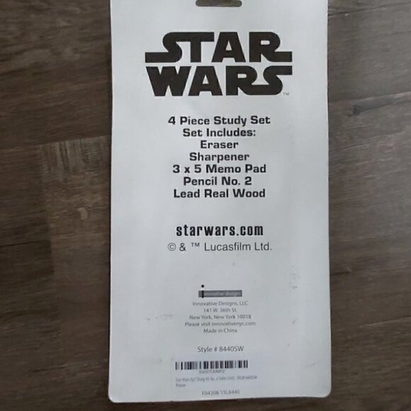 DISNEY'S Star Wars 4 Piece Study Set - Picture 2 of 2